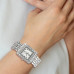 Ladies Charles Hubert Stainless Steel Crystal Bezel 27 x 32mm Watch