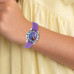 Disney Doc McStuffins Acrylic Purple Stretch Band Time Teacher Watch