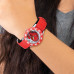 Disney Cars Lightning McQueen Red Nylon Time Teacher Watch