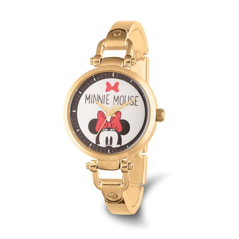 Disney Adult Size Minnie Mouse Gold-tone Watch