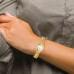 Ladies Charles Hubert Gold-finish White Dial Watch