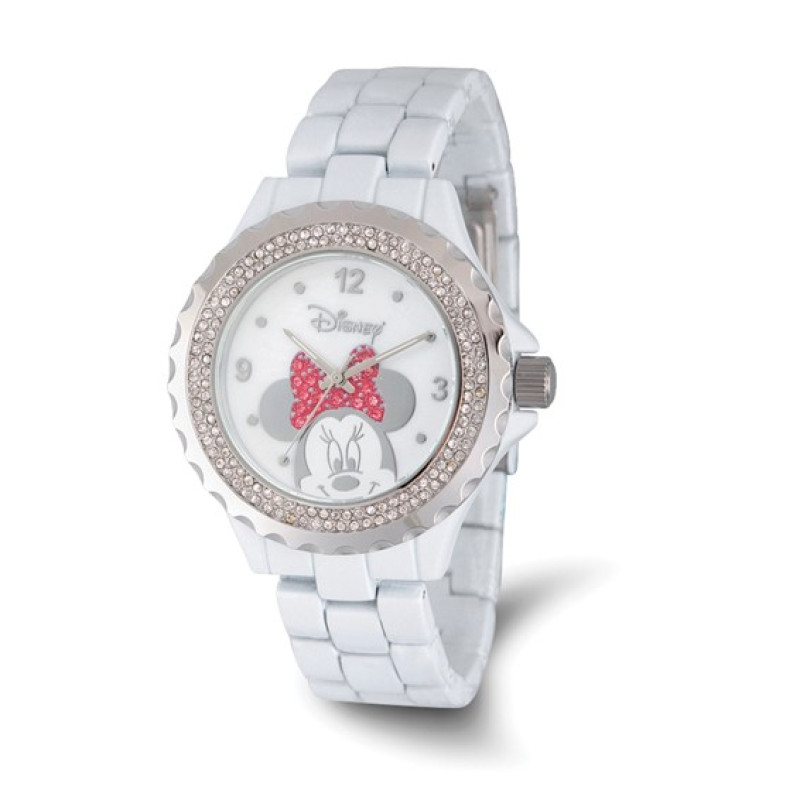 Disney Adult Size Minnie Mouse Crystal Watch