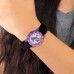 Disney Kids Vampirina and Wolfie Black Strap Acrylic Time Teacher Watch