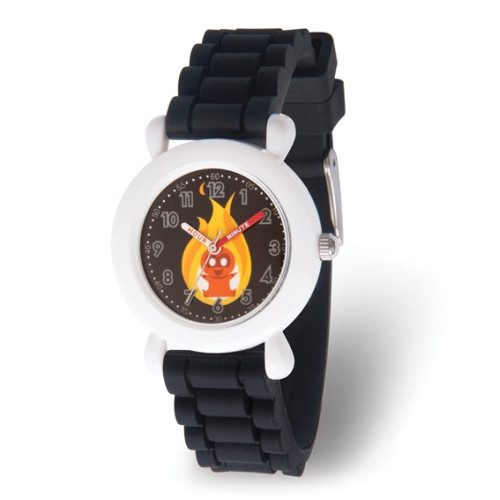 Disney Kids Incredibles 2 Baby Black Band Time Teacher Watch