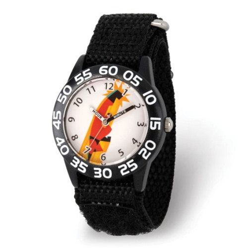 Disney Kids Incredibles 2 Dad Black Nylon Strap Time Teacher Watch