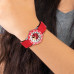 Disney Kids Incredibles 2 Red Nylon Band Time Teacher Watch