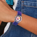 Disney Kids Incredibles 2 Daughter Purple Nylon Time Teacher Watch