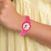 Disney Kids Fancy Nancy Pink Silicone Band Time Teacher Watch