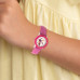 Disney Kids Fancy Nancy Pink Leather Band Time Teacher Watch