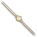 Ladies Charles Hubert Two-tone Brass White Dial Watch