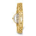 Ladies Charles Hubert Gold-finish Gold Dial Chain Bracelet Watch