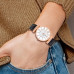 Ladies Charles Hubert Rose IP-Plated Stainless Steel White Dial Watch