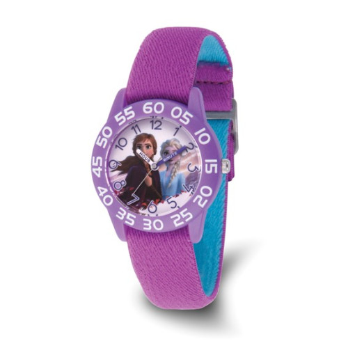 Disney Kids Frozen 2 Elsa and Anna Reversible Blue/Purple Nylon Time Teacher